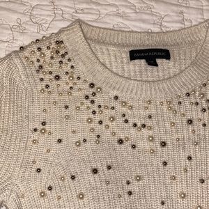 Banana Republic pearl woolen sweater